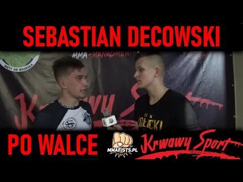 Sebastian Decowski został numerem jeden w Europie po zwycięstwie na gali Krwawy Sport!