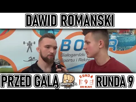 Dawid Romański o gali Runda 9, debiucie w Armia Fight Night oraz początkach w MMA!
